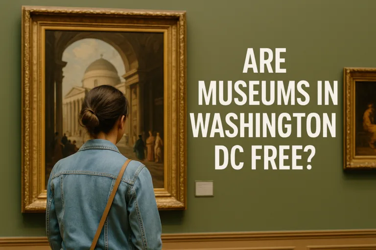 Visitors exploring free museums in Washington DC
