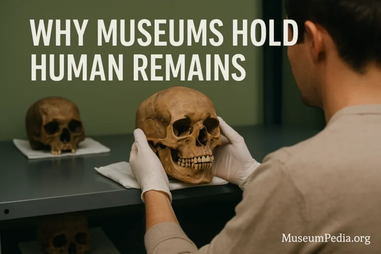 Museum display of human remains for research and stewardship