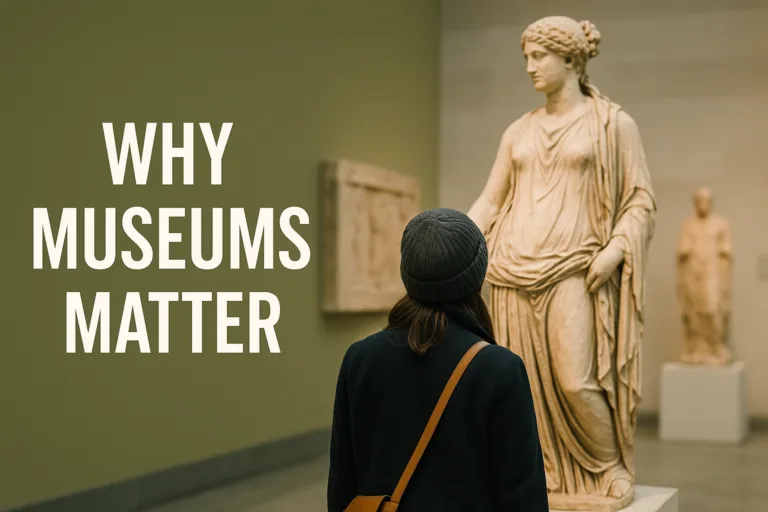 Visitors engaging with museum exhibits showcasing cultural heritage