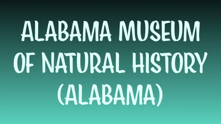 Exterior view of Alabama Museum of Natural History facade