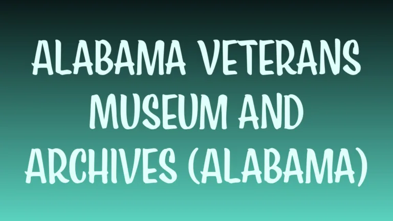 Alabama veterans museum and archives building exterior