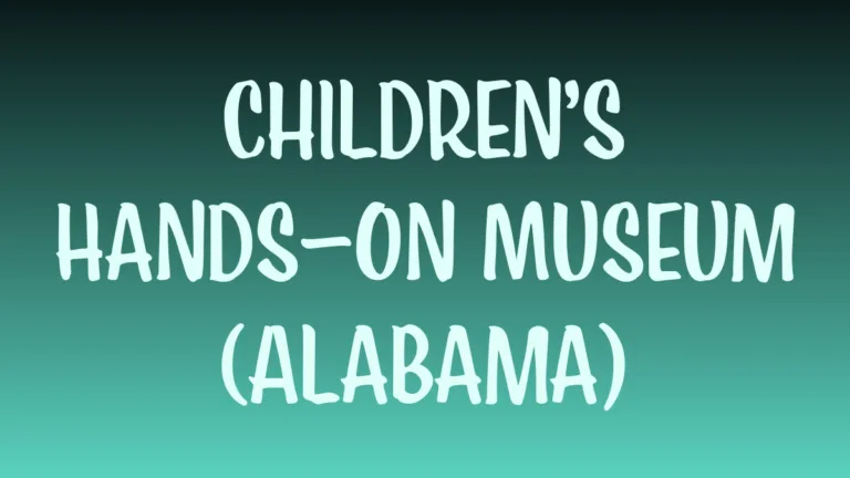 Children interacting with hands on exhibits at Alabama museum
