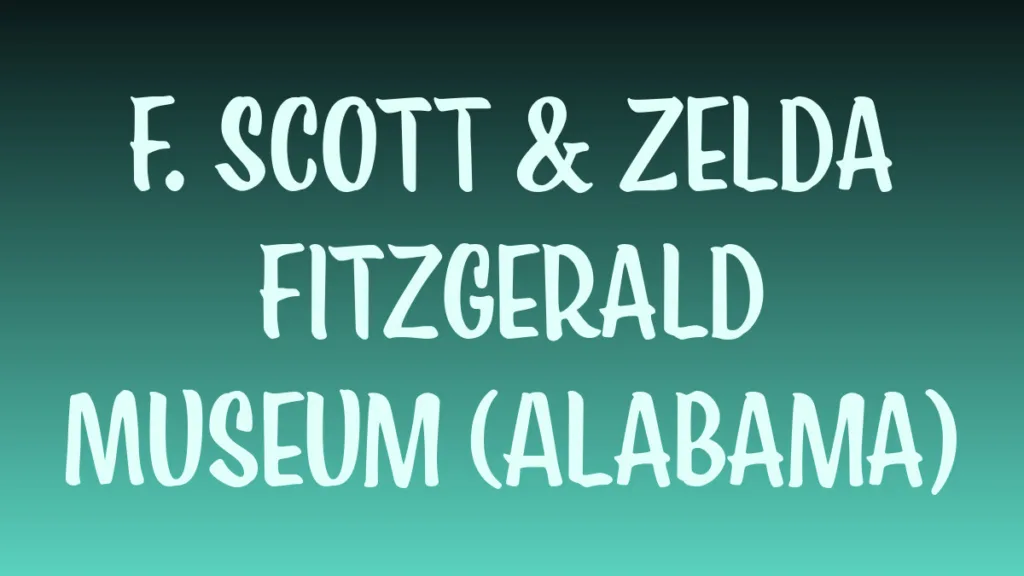 Exterior of F Scott and Zelda Fitzgerald museum in Montgomery Alabama