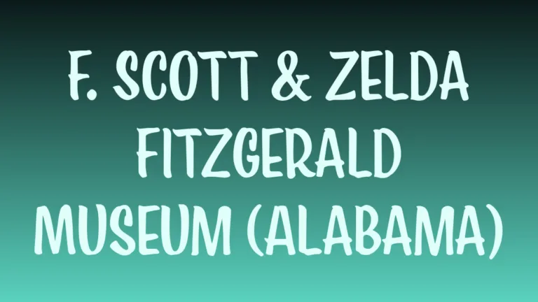 Exterior of F Scott and Zelda Fitzgerald museum in Montgomery Alabama
