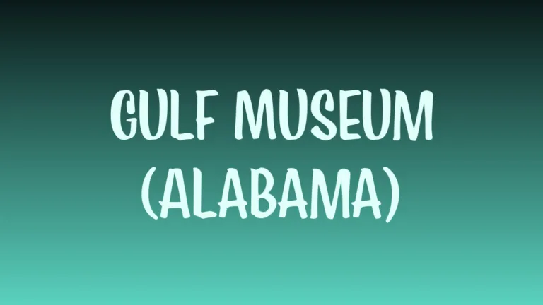 Gulf Coast maritime exhibit at Alabama museum displaying ship artifacts