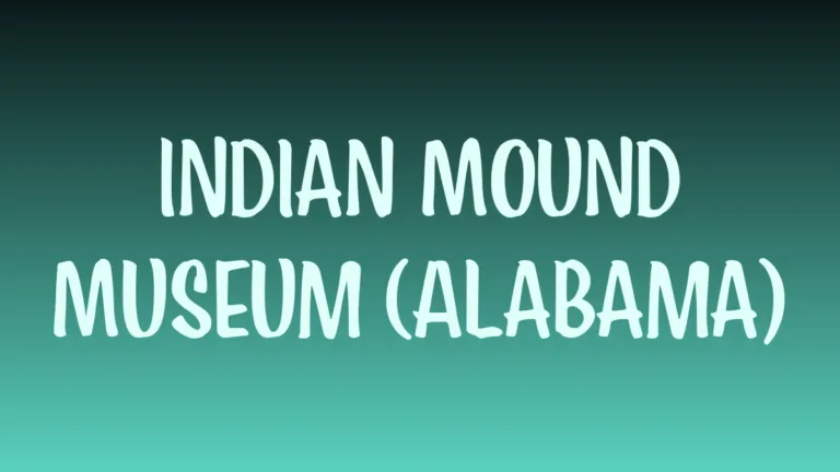 Indian mound exhibit at Alabama museum