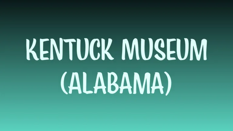 Kentuck museum in Alabama historic art center exterior