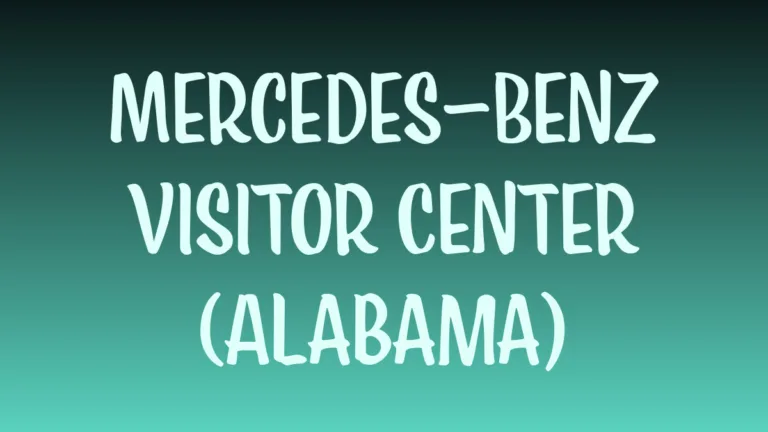 Mercedes Benz Visitor Center Alabama museum displaying historic cars