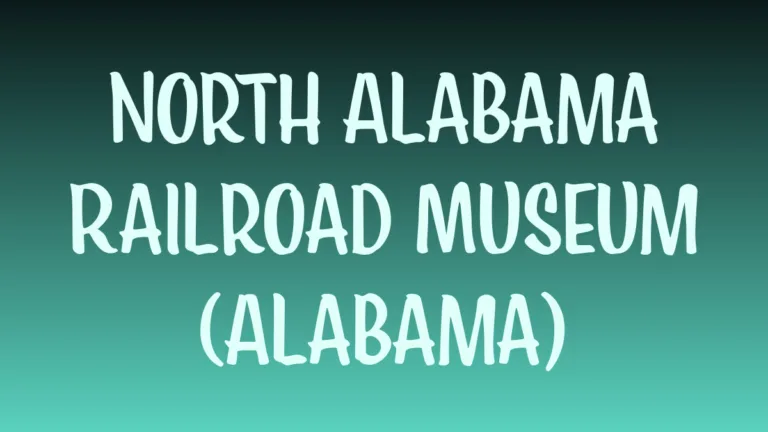 Historic locomotive displayed at North Alabama Railroad Museum in Alabama