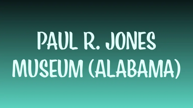 Paul R Jones museum Alabama entrance and modern facade