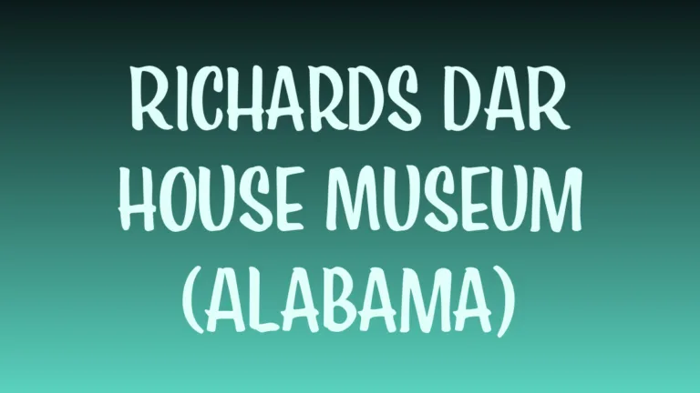 Richards DAR House museum historic Victorian home in Alabama