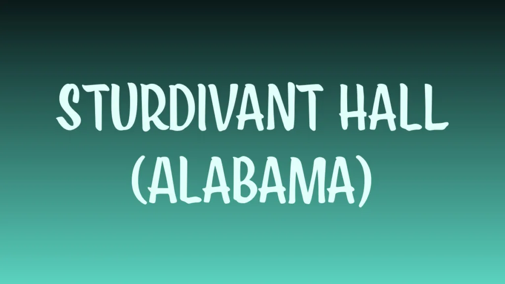 Historic Sturdivant Hall museum in Selma Alabama