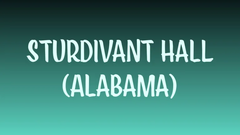 Historic Sturdivant Hall museum in Selma Alabama
