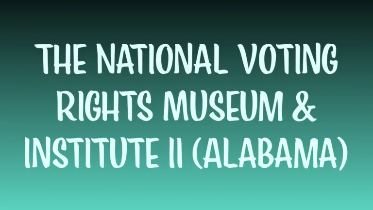 Historic National Voting Rights Museum building Selma Alabama