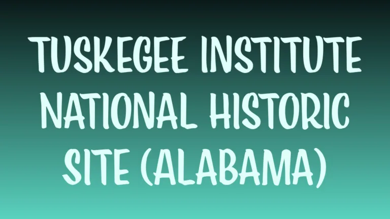 Tuskegee Institute National Historic Site museum campus in Alabama