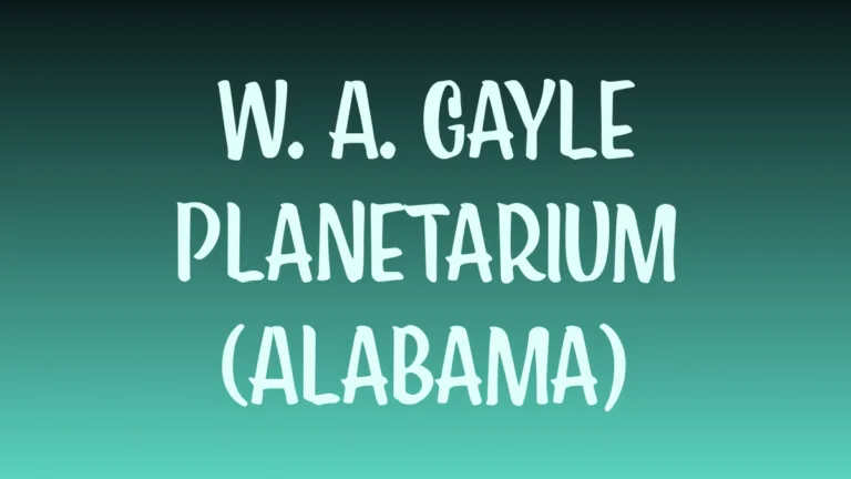 Interior of W A Gayle Planetarium dome at Alabama museum with star projection